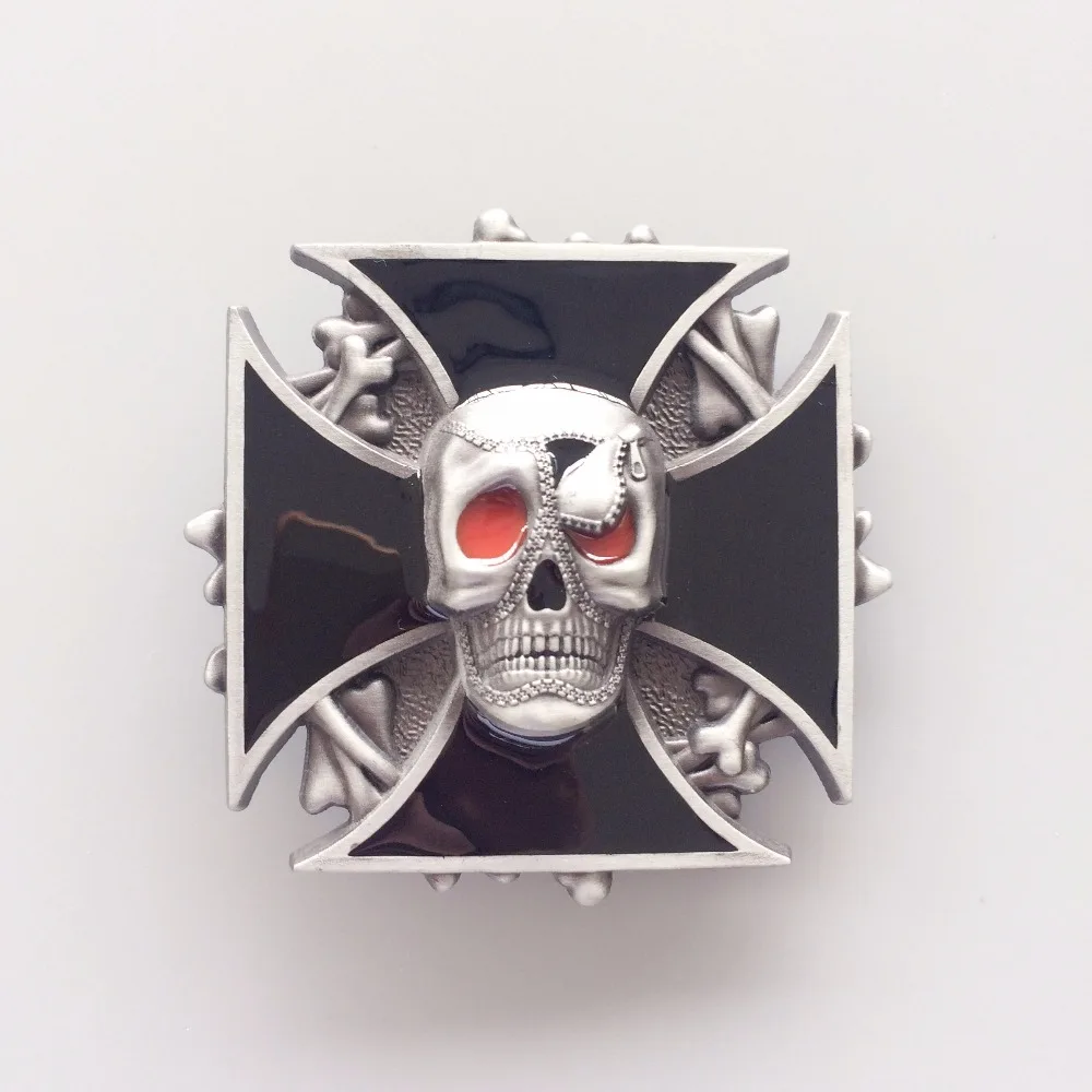 Retail Distribute New Vintage Style Skull Belt Buckle BUCKLE-SK040 Free Shipping