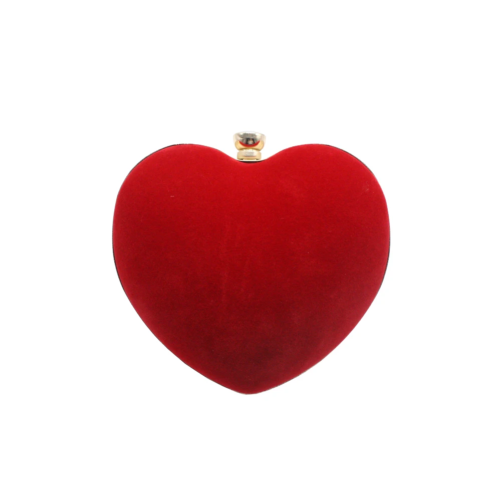 2023 Party Bags Heart Love Clush Purses for Girls Velvet Clutch Bag Women\'s Luxury Designer Handbag Clutch Party Bags for Women