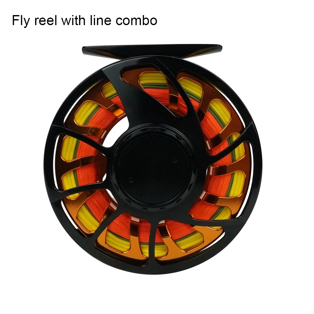 Aventik Double Color Switch Fly Fishing Reel With Backing Switch Line Tippet Combo Fishing Switch Reel Combo Left Right Handle