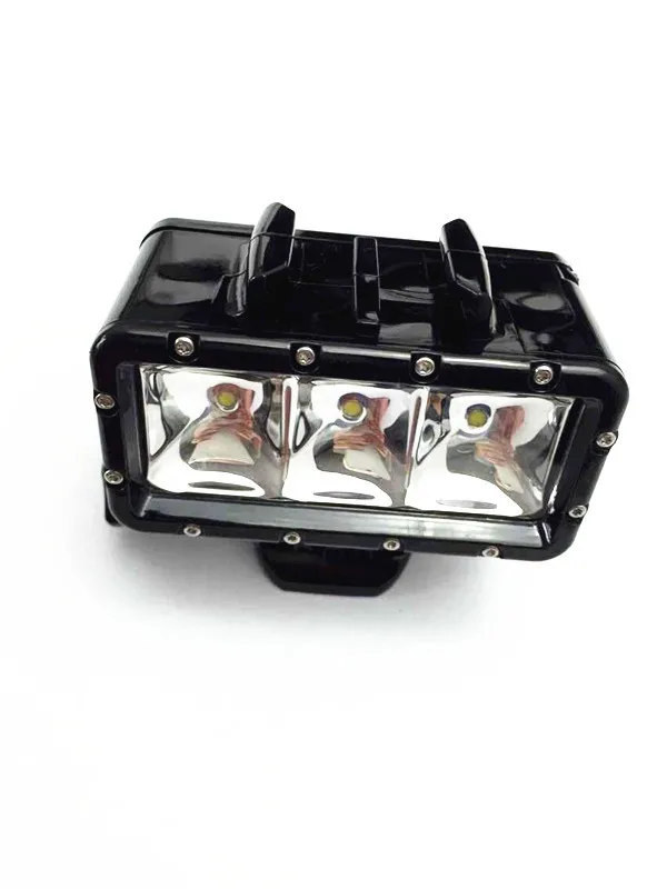 Podwodne wypełnienie światło LED lampa światła latarka nurkowanie dla Gopro Hero 9 8 7 5 sesja SJ4000 SJ8/9/10 Xiaomi yi 4k Mijia EKEN H9 — zdjęcie 4