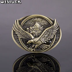 WesBuck marca Eagle Metal Cool fibbie per cinture per uomo Unisex Western Fashion Buckle Cowgirls Paracord Buckle Luxury Hebill
