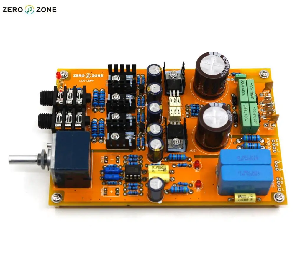 

GZLOZONE Assembled Standard Version Headphone Amplifier / Preamplifier Board Base On Lehmann Linear Amp + ALPS Potentiometer