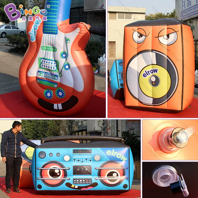 Air sealed 3.5 m inflatable guitar model replica for concert/show/stage -inflatable toy