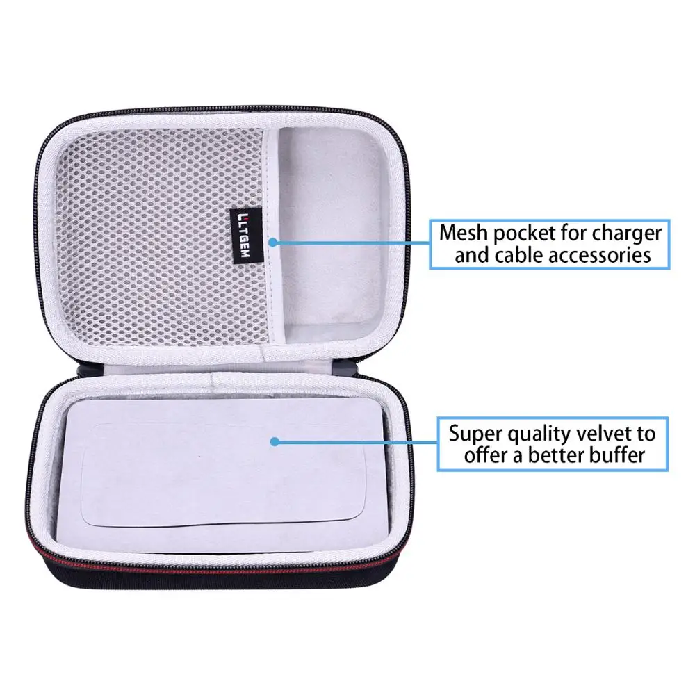 LTGEM EVA Waterproof Carrying Hard Case For Fluke 107 AC/dc Current Hand held Digital Multimeter