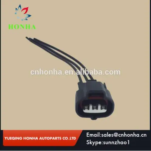 

Free shipping 3 Pin Female Sealed Plug Crank Car Sensor Wiring Connectors 6189-0099 wire harness with 15cm 18AWG wire