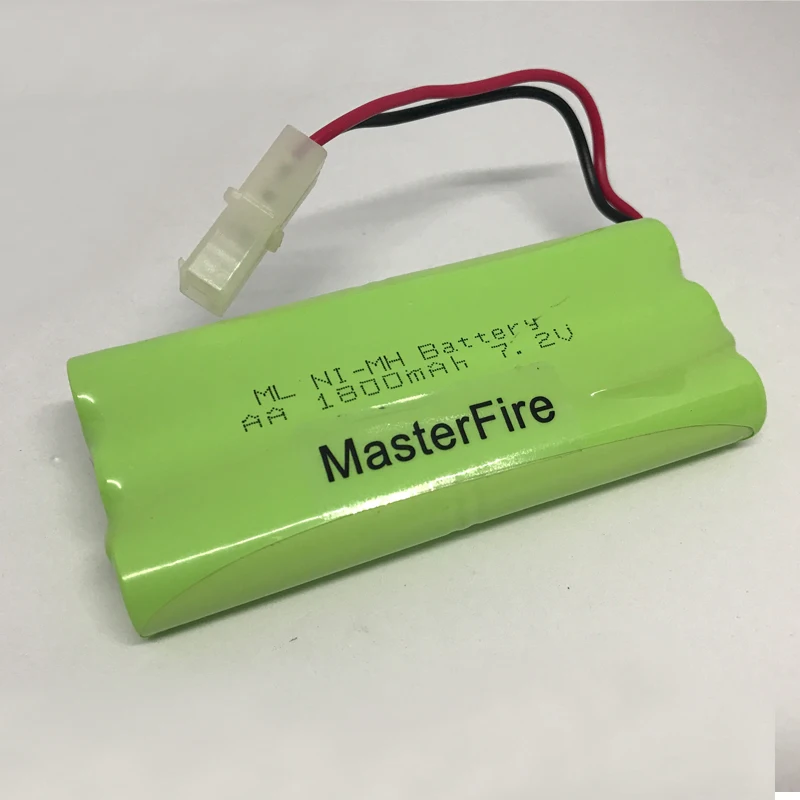 

4 упак./лот MasterFire Новый NiMH 7,2 V 6x AA 1800mAh аккумуляторная батарея Перезаряжаемые Ni-MH батареи с заглушками