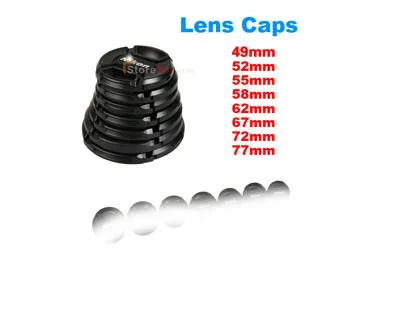 

3PCS Camera Front Lens Cap Protection Cover 49mm/52mm/55mm/58mm/62mm/67mm/72mm/77mm/82mm For D850 D800 D500 D610 D600 D3200 D90