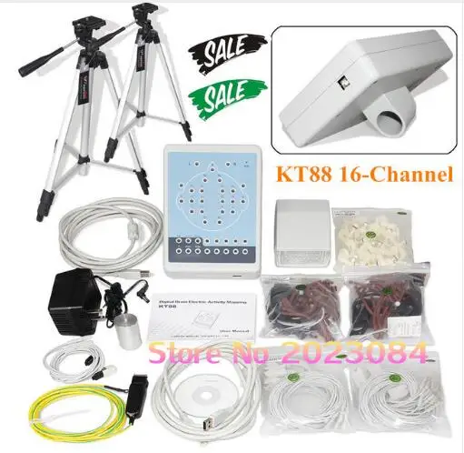 CONTEC KT88-1016 16-Channel Portable Digital EEG Brain Electric Activity  Mapping Scanner