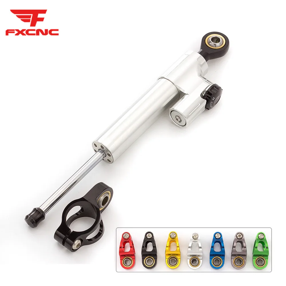 Universal Aluminum CNC Motorcycle Steering Dampers Stabilizer For Suzuki GSXR 600 750 K4 2001 - 2005 2002 2003 2004