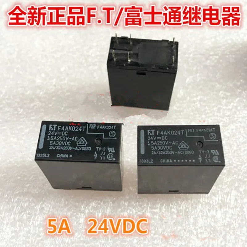 FTR-F4AK024T 24VDC 5A 250VAC DIP6 Fujitsu RELAY 2 From A DPST TAKAMISAWA, New and original 5pcs/lot