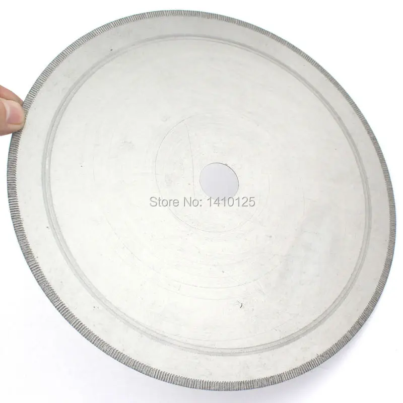 

10" inch 250mm Diamond Lapidary Saw Blade Notched Rim Thickness 1.3mm Rock Slab Jewelry Tools for Stone Gemstone Jasper Glass