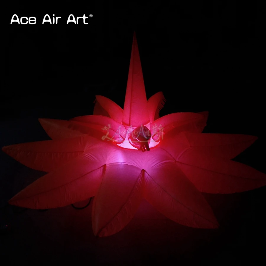 Neu gestaltete aufblasbare LED-Seerose, LED-Lotusblume, aufblasbare Dekoration von Ace Air Art