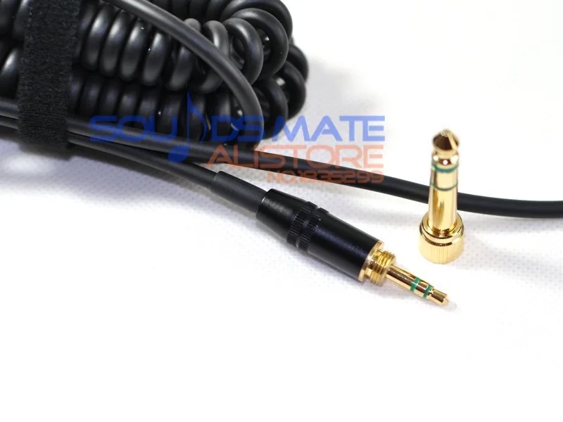 Generik Penggantian Melingkar Headphone DJ Diperpanjang Kabel Kawat untuk Sennheiser HD598 HD595 HD518 HD558 Headphone 1-3M