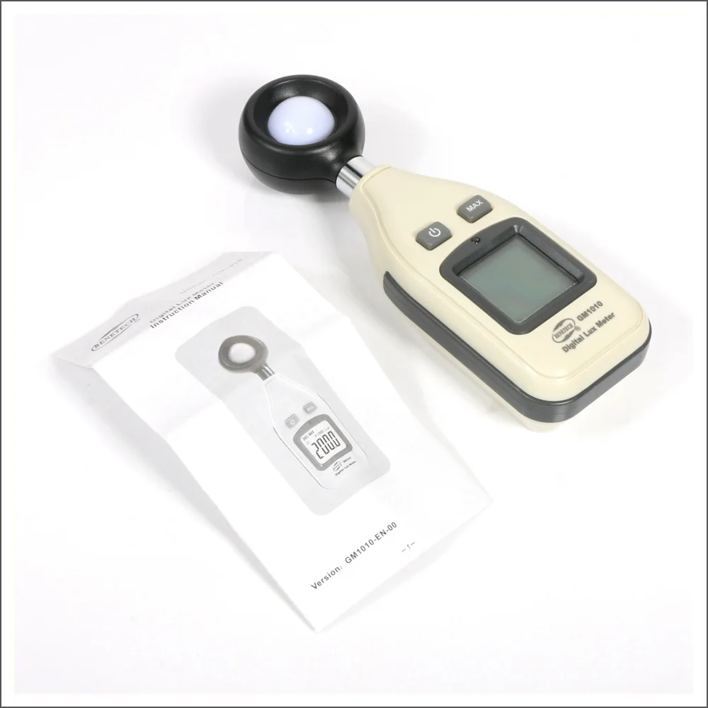 BENETECH Digital Light Luxmeter Meters 0-20000 Lux Illuminometer Luminometer Photometer Lux/FC LM Tester GM1010 Light Meter Lux