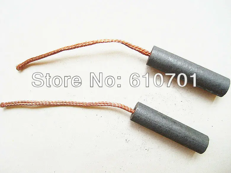 2pcs 8mm(OD)*32.5mm(L) Round Cylindrical Motor Carbon Brushes Power Tool Hand Drill Hammer Saw Grinder Electric Motor