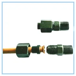 Hydraulic tubing reaming direct carbon steel joint M10*1/M12*1.5/M14*1.5/M16*1.5/M18*1.5/-6/8/10/12 Pipe Fitting