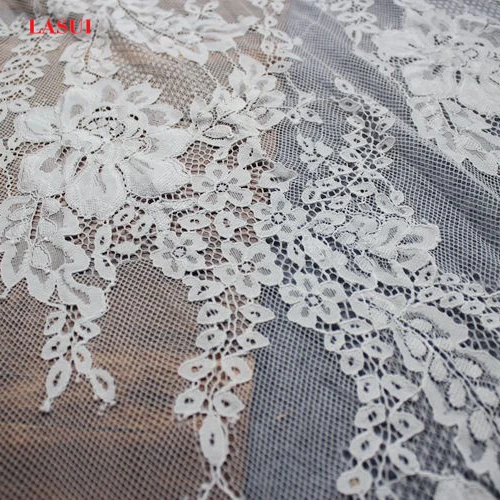 LASUI new 1.5m*3m =1 piece High grade heavy lace Eyelash French Fabric  Elegant DIY clothing wedding dress accessories C0143