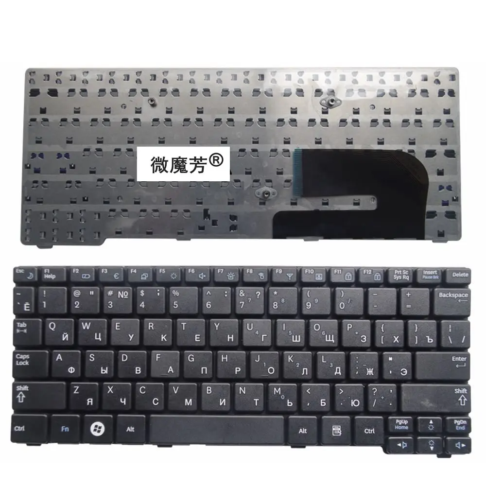 XJ RU Black New FOR Samsung N148 NB20 NB30 NB30P N143 N145 N148P N150 Laptop Keyboard Russian