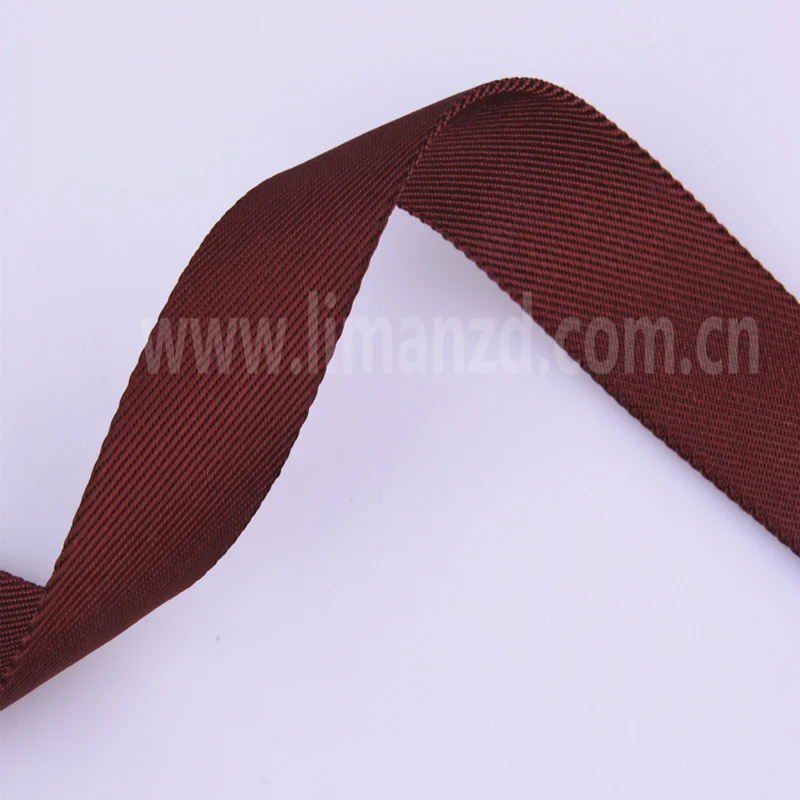 Dark Coffee Color 38MM Nylon Tape Webbing 1.9MM Thickness Hot Sale