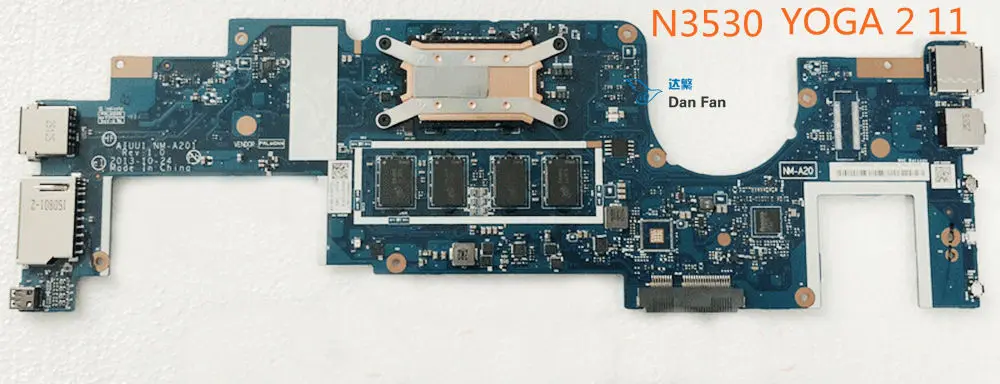 

AIUU1 NM-A201 For Lenovo YOGA 2 11 Laptop Motherboard N3530 Mainboard 100%tested fully work