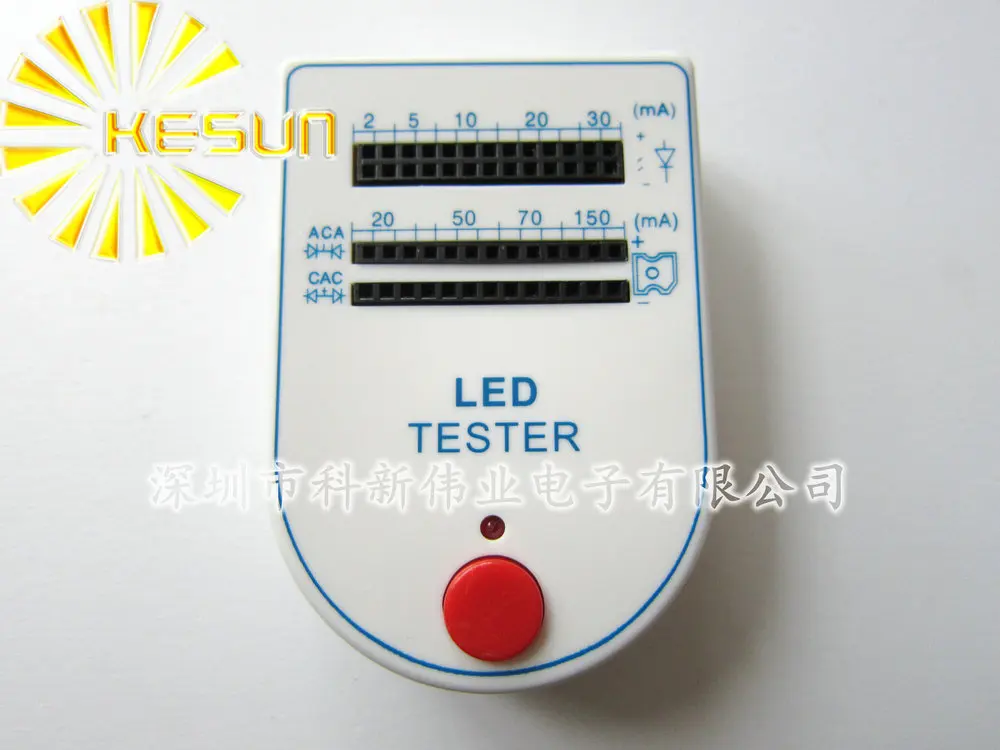 Mini LED Tester Test Box 2-150mA without 9V Battery Light Beads