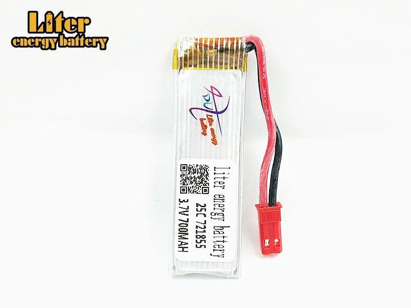 20PCS/LOT 3.7V 700mAh 721855 25c lithium polymer Lipo battery For Udi U815A U818A U819A WLtoys V929 v949 v959 v212 v222