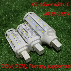 g24d-1 g24d-2 g24d-3 g24 led light 5W 7W 9W Lampara Bombillas PL SMD 5730LED Light AC110V/220V 85-265Vlampenstar