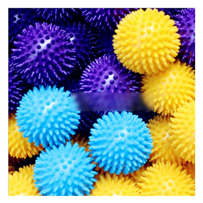 Bola de erizo de Pvc de 6,8 cm, masaje, puntos de acupuntura, pelota para hacer ejercicio, entrenamiento de pies, pelota táctil, rompecabezas, Juguetes Q8