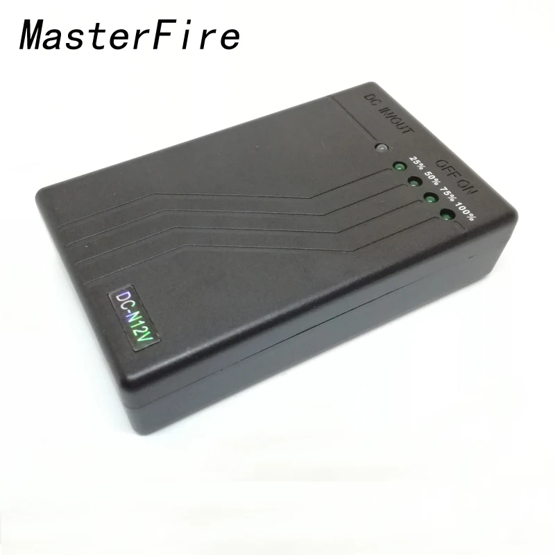 

MasterFire 3 шт./лот DC 12 В/3800 мАч USB 5 В/5600 мАч аккумулятор перезаряжаемые полимерные литиевые батареи для камеры видеонаблюдения