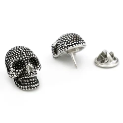 iGame New Arrival Skull Design Lapel Pin Brooches Men's Suit Dress Studs Brooches Collar Party Engagement