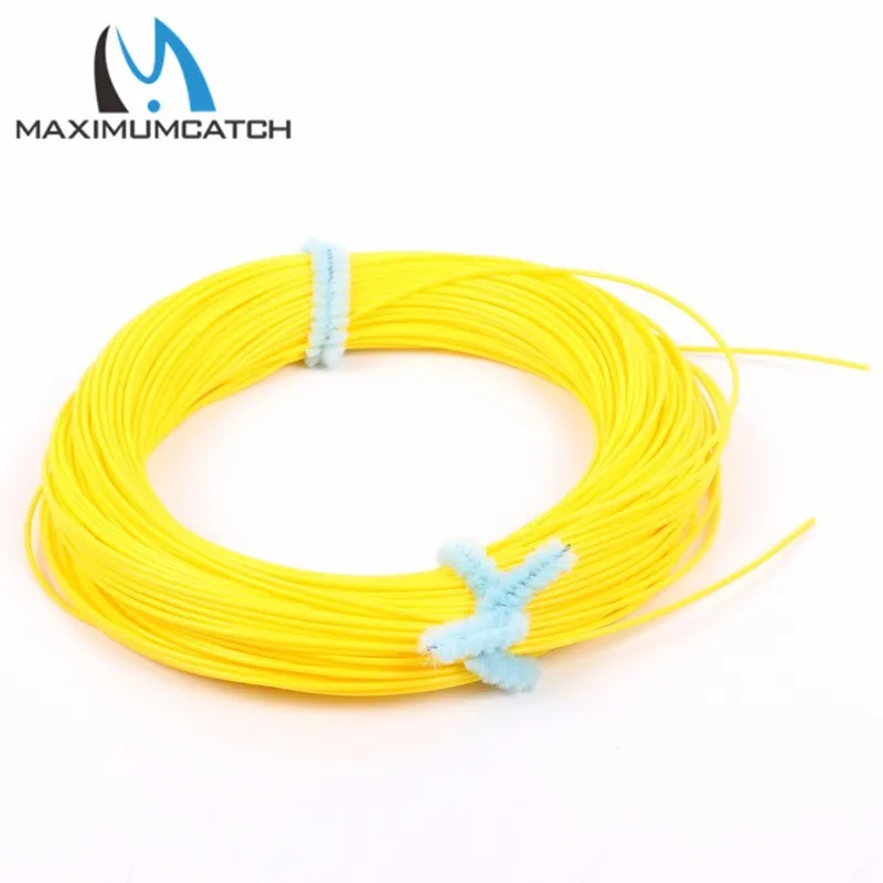 Maximumcatch Running Fly Line 0.7mm 0.9mm Orange and Yellow Fly Fishing Shooting Line