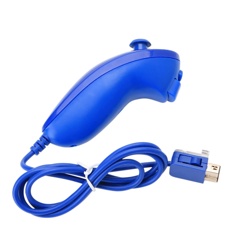 Nunchuck Nunchuk Video Game Controller Remote For Nintendo Wii Console 5 Colors