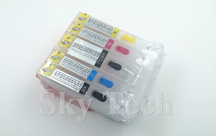 5PK Empty  Refillable Cartridge suit for PGI350 CLI351 ,Suit for canon MG5430 MG5530 MG6330 MG6530 MG7130 iP7230,with ARC chip