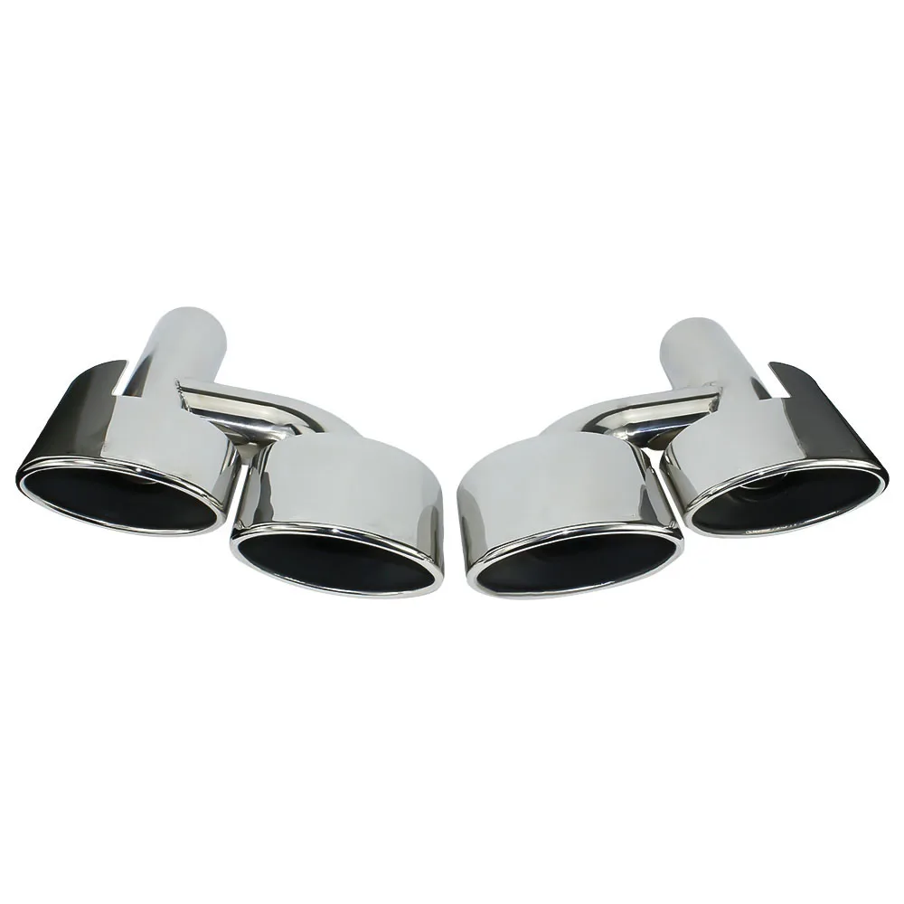 Hot! For Mercedes-Benz C63 C65 W204 exhaust Muffler Tip Stainless Steel Pipe 8088