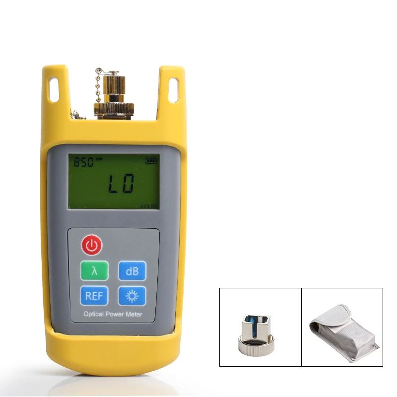 W-320A Optical Laser Source Power Meter -70~+10 or -50~+26dBm Optical Power Meter Fiber Cable Tester W-320A