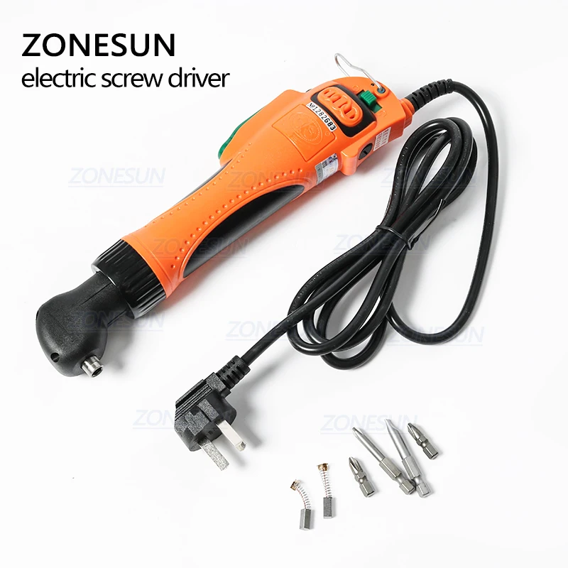 ZONESUN прямоугольный локоть дизайн Электрический винт драйвер болт ручной инструмент крутящий момент Электрическая отвертка болт драйвер