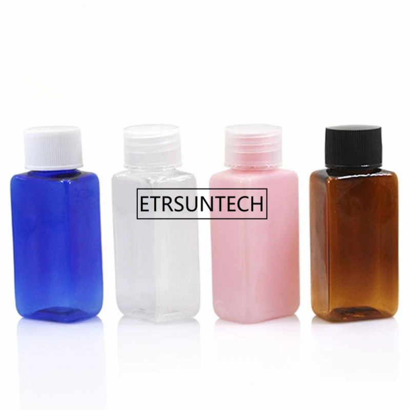 

30ml square PET mini bottle with white/clear/black PP lid,essential oil/liquid/moisturizer/facial water container F1553