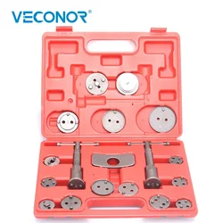 18pcs Universal Caliper Brake Piston Tool Kit Disc Brakes Rewind Wind Back Pad With Case For VW AUDI FORD BMW Citroen