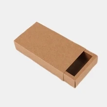 

inner size15*8*4cm Kraft paper drawer box/Tea/Cosmetic/ gift /Handmade soap/food boxes packing box 100pcs/lot lin4493