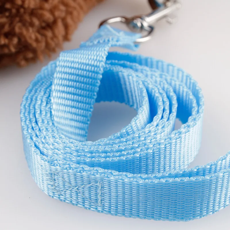 Dog Leads Harness Sets Strong Nylon Leashes For Small Puppy Summer Outdoor Trainning Walking Collar Leash Pet Products Supplier
