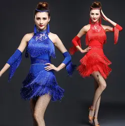 New Latin Dance Dress Women/Girls/Lady New Sexy Fringe Salsa/Ballroom/Tango/Cha Cha/Rumba/Samba/Latin Dresses For Dancing