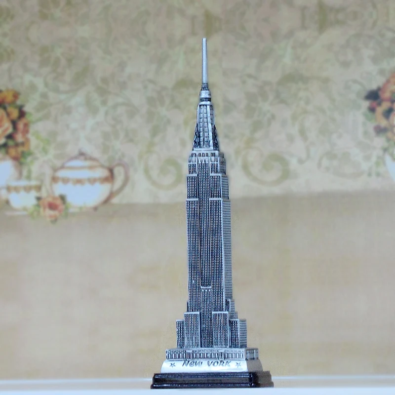 The Skyscrapers of New York Empire State Building Ornaments Resin Handicraft Landmark Model of Tourist Souvenirs home decor gift