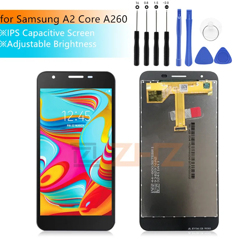 For Samsung Galaxy A2 Core LCD Display Touch Screen Digitizer Assembly For Galaxy A260 SM-A260F/DS A260F a260g LCD Repair Parts