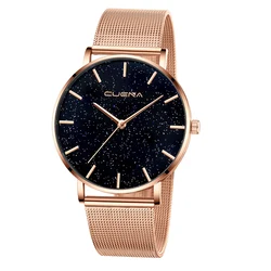 Luxury Diamond Rose Gold Watches Women Starry Sky Watch Magnetic Mesh Ladies Quartz Wristwatch relogio feminino montre femme