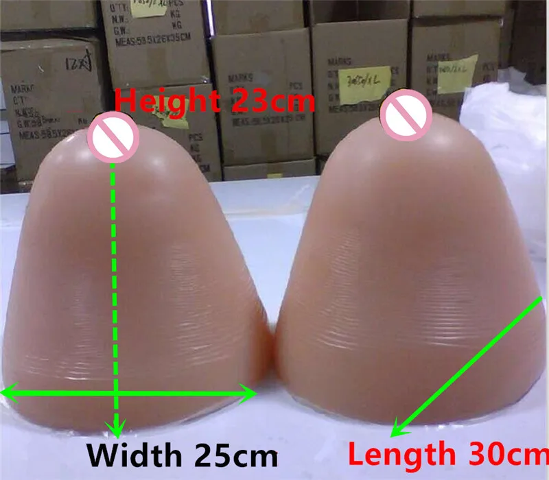 Super transgender Breast 12KG/pair Large Realistic Silicone Breast Forms boobs cross dresser Drag queen artificial breast