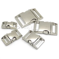 5 Pcs/Pack Side Release Curved Metal Buckle for Bag DIY Paracord Buckles For Bracelet