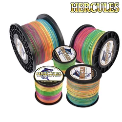 Hercules Braided Fishing Line 8 Strands Multicolor 100M 300M 500M 1000M 1500M 2000M Sea Fishing Cord linha multifilamento 8 fio