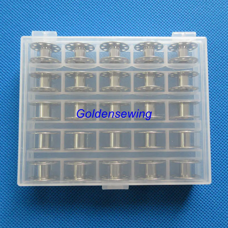 BOBBIN BOX + 25 BERNINA BOBBINS FOR ACTIVA, AURORA, VIRTUOSA 830,930,1230