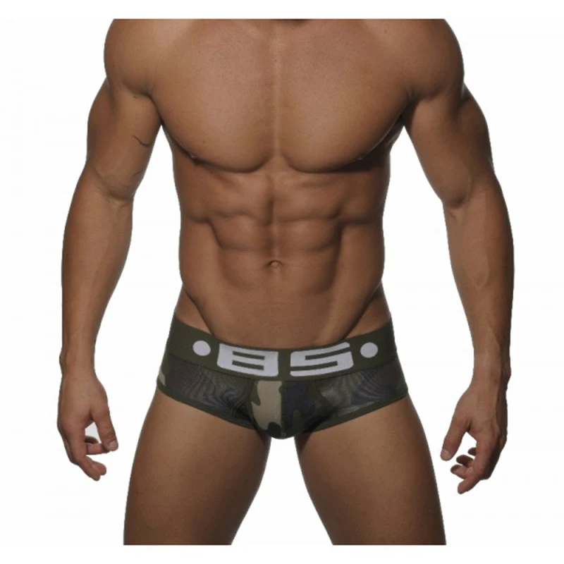 Brand Sexy underwear men Camouflage printed Cotton briefs men panties calzoncillos hombre slip Gay underwear Penis