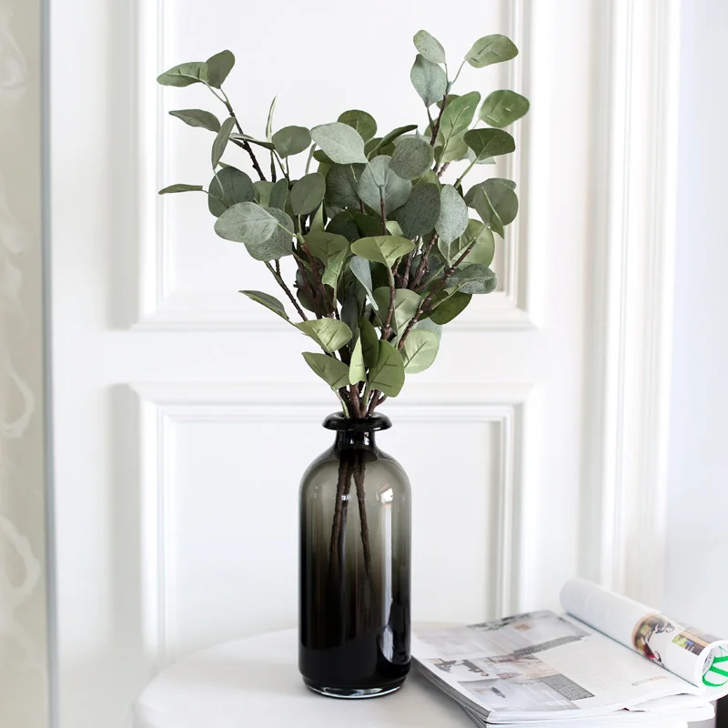 Artificial  Eucalyptus Branch Artifical Green Leaves  Home decoeration Diy Flower Boquet Accessories